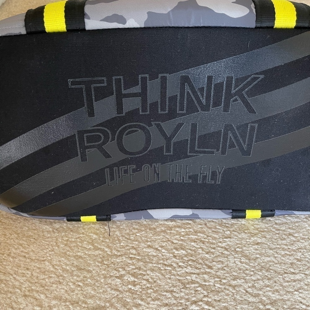 Think Royln Wingman | Grey Camo w/Yellow Strap - Large Tote - Picture 7 of 11